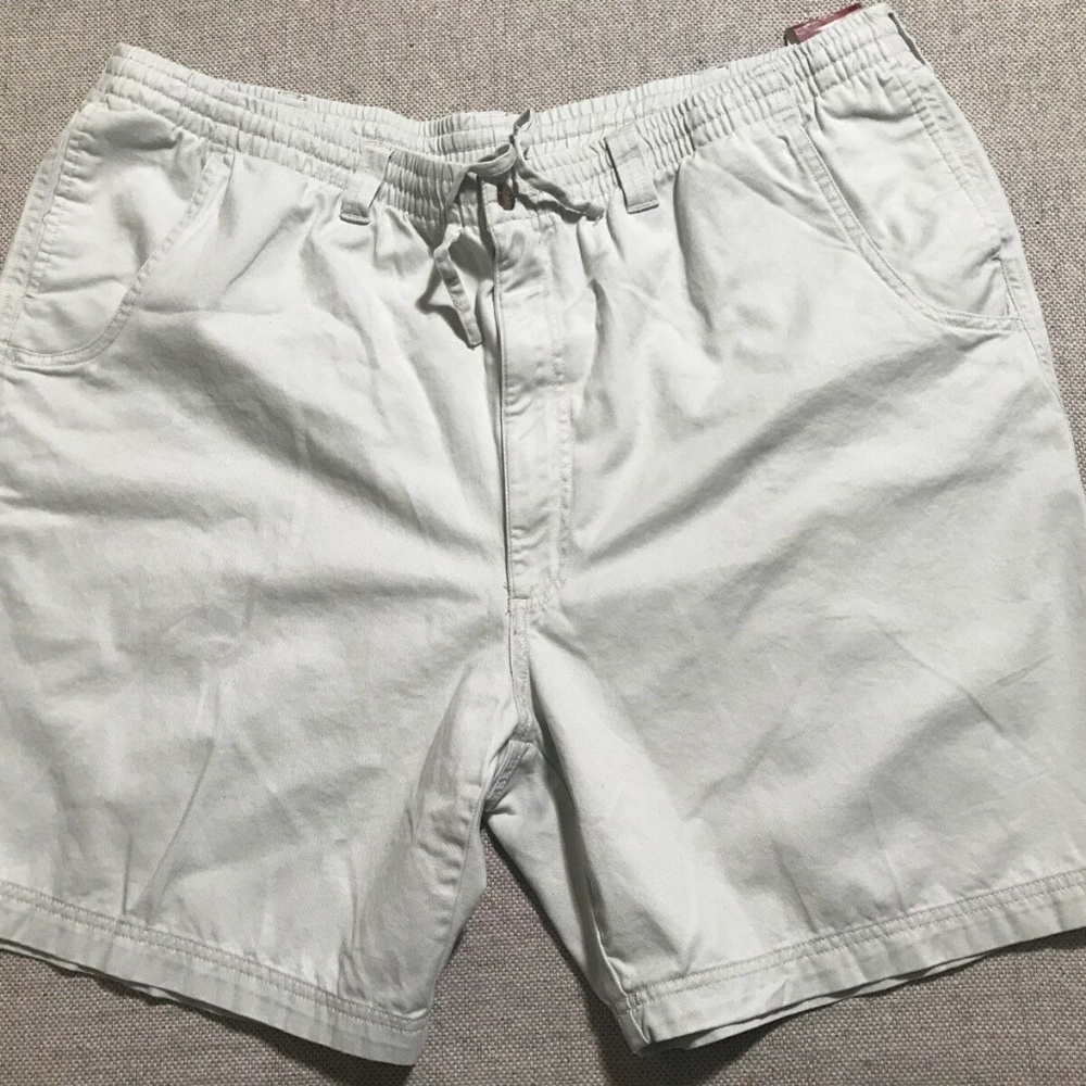 Haggar Mens Relaxed Elastic Waist‎ Shorts 44W NEW